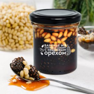 Siberian Pine Cone Jam with Cedar Nuts 170g